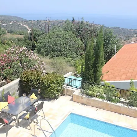 Panoramic Sea Views & Stunning Akamas Views - With Private Pool, Wifi, Ac & Bbq Hotel 4*
