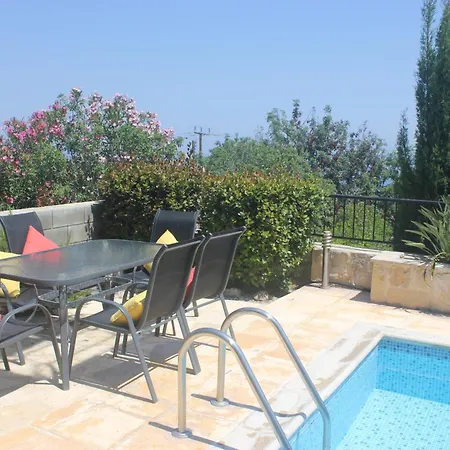 Panoramic Sea Views & Stunning Akamas Views - With Private Pool, Wifi, Ac & Bbq 4*