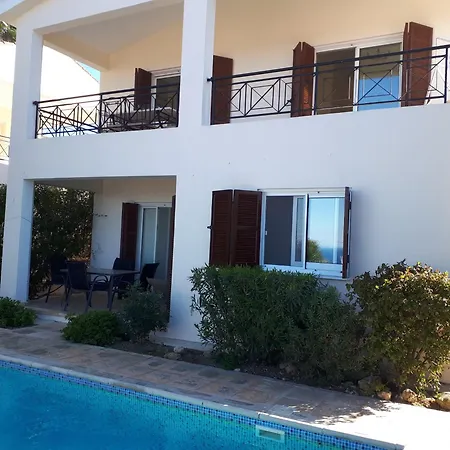 Panoramic Sea Views & Stunning Akamas Views - With Private Pool, Wifi, Ac & Bbq 4* Neo Chorio